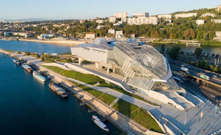 Musée des confluences - Vue aerienne