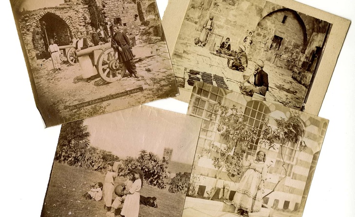 Voyages en Syrie et Palestine de Louis Lortet : lot de 78 photographies, note manuscrite sur l’éducation en France (1836-1909). 