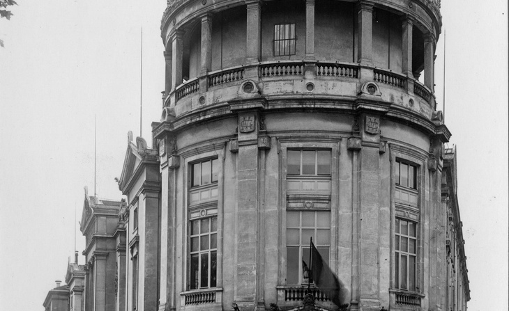 Bâtiment du Museum d'histoire naturelle de Lyon vers 1930