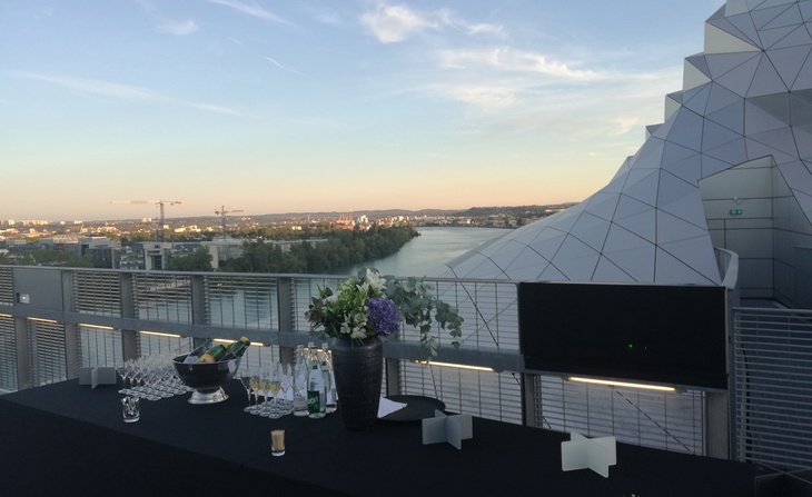 Terrasse, musée des Confluences, Lyon