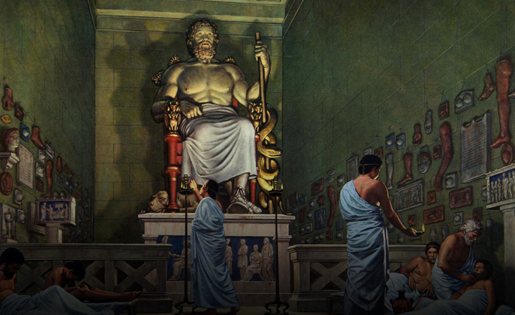 Les temples et le culte d'Asclépios