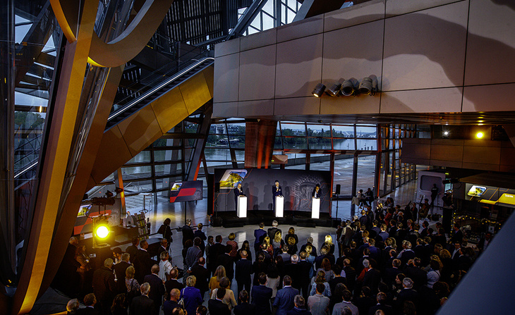 Cristal, hall d'entrée du musée des Confluences