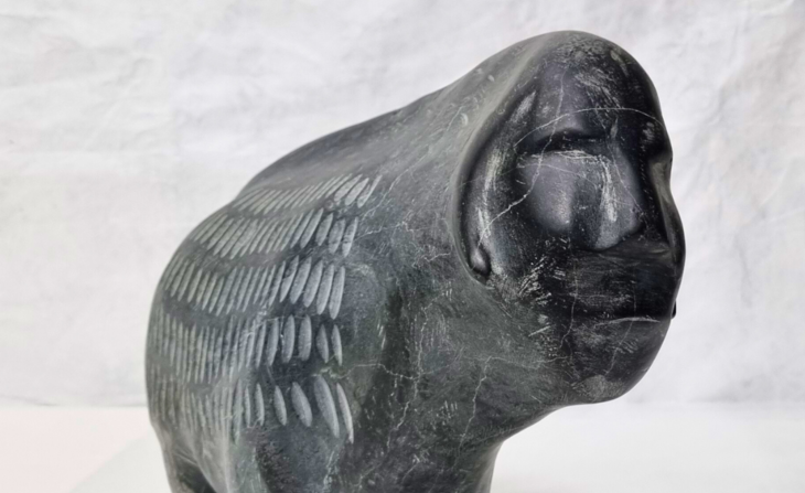 Sculpture d’un bœuf musqué