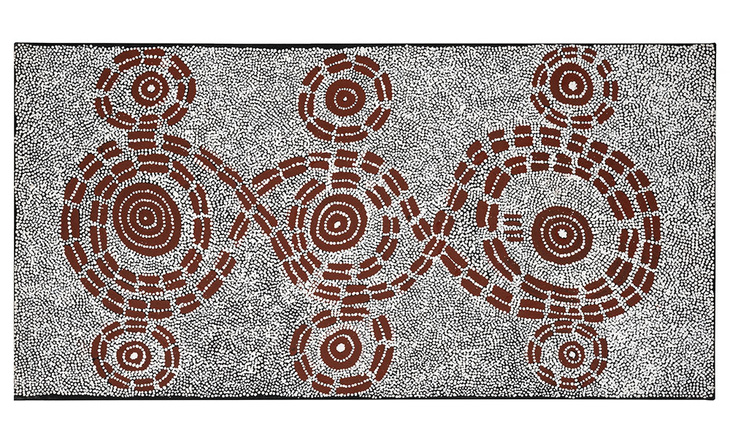 Pamapardu Jukurpa [Rêve des Fourmis volantes], 1999 