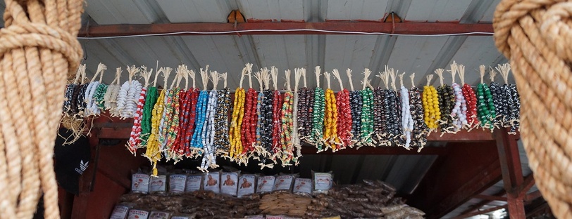 Vue d’un étal du marché d’Isotry-Petite Vitesse