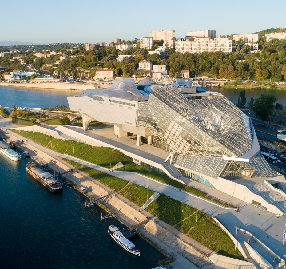 Musée des confluences - Vue aerienne