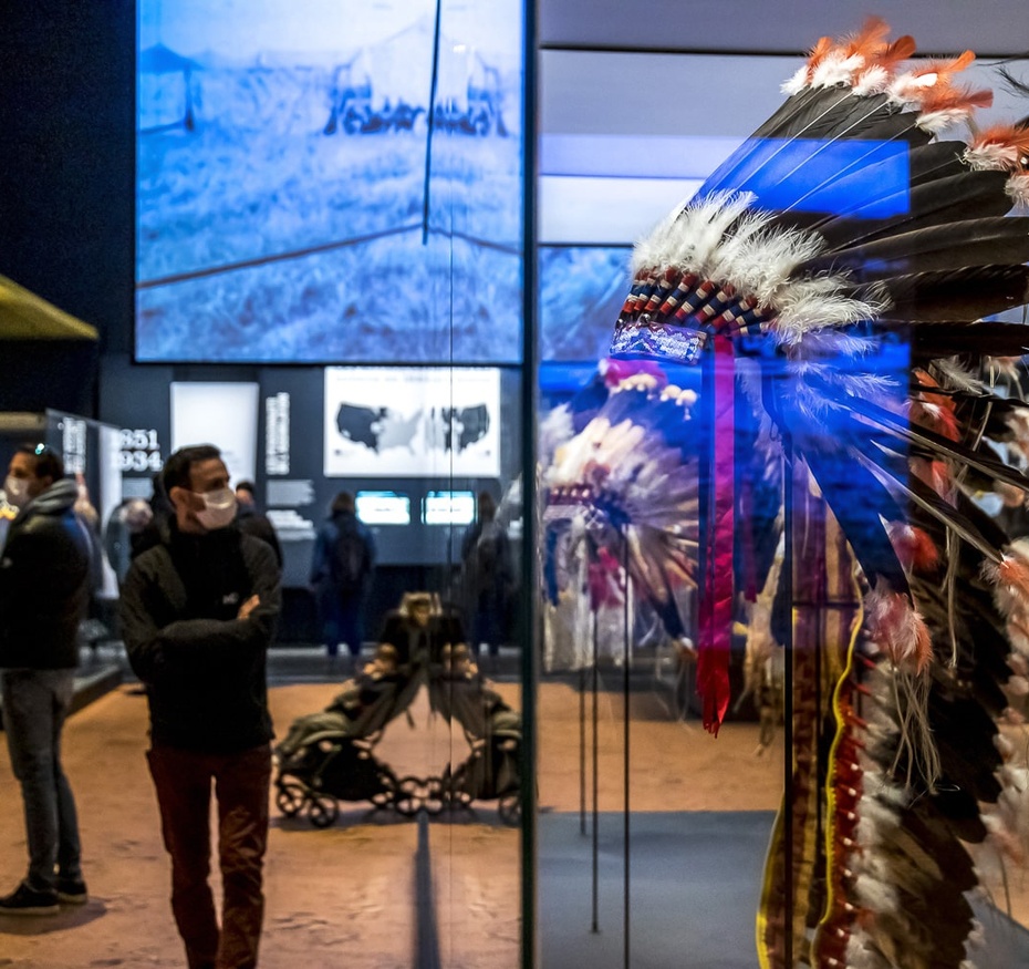 Exposition Sur la piste des Sioux
