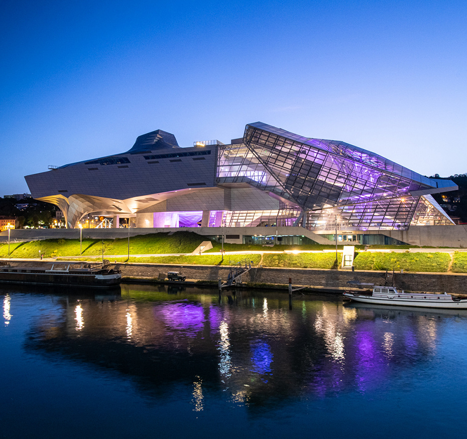 Vue du musée des Confluences