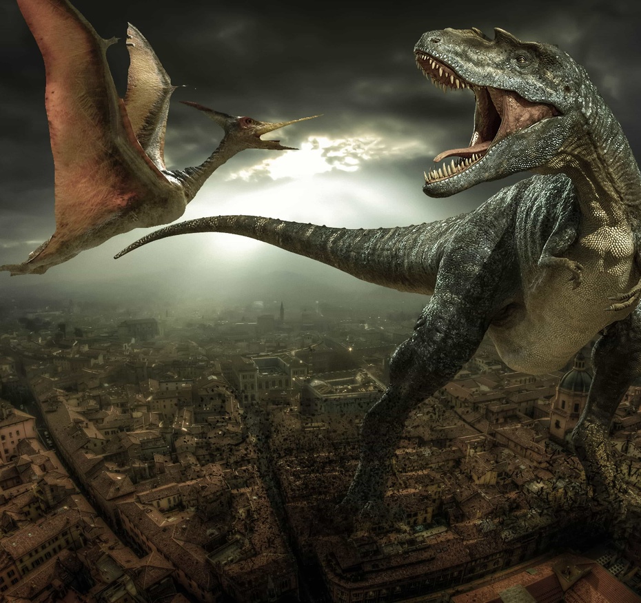 conférence Les dinosaures sur grand écran