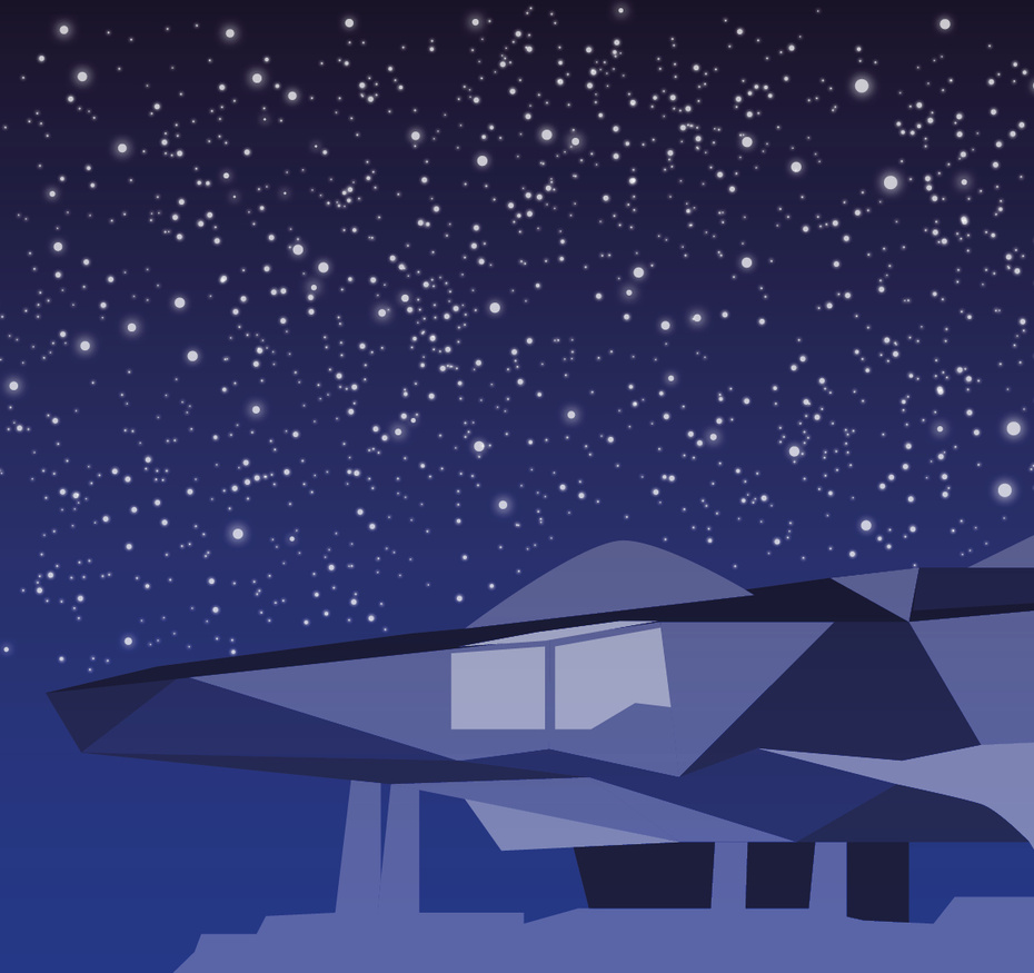 Nocturne la tête dans les étoiles