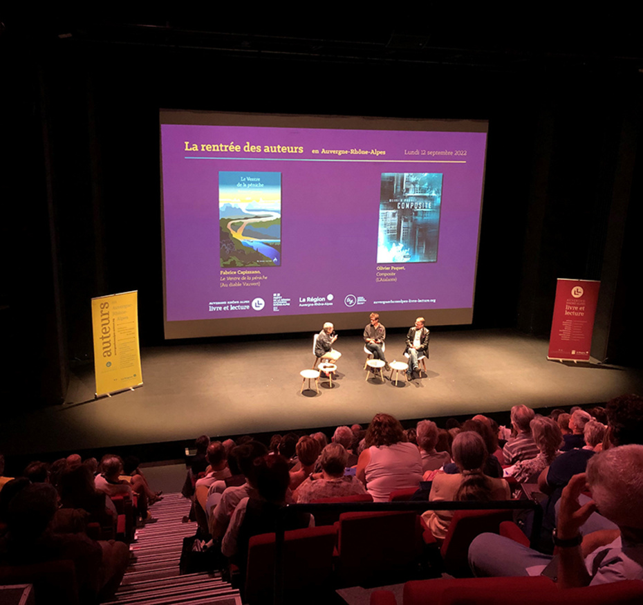 La rentrée des auteurs en Auvergne-Rhône-Alpes 2023
