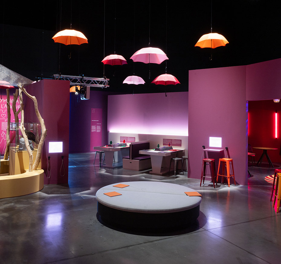 Exposition À nos amours au musée des Confluences