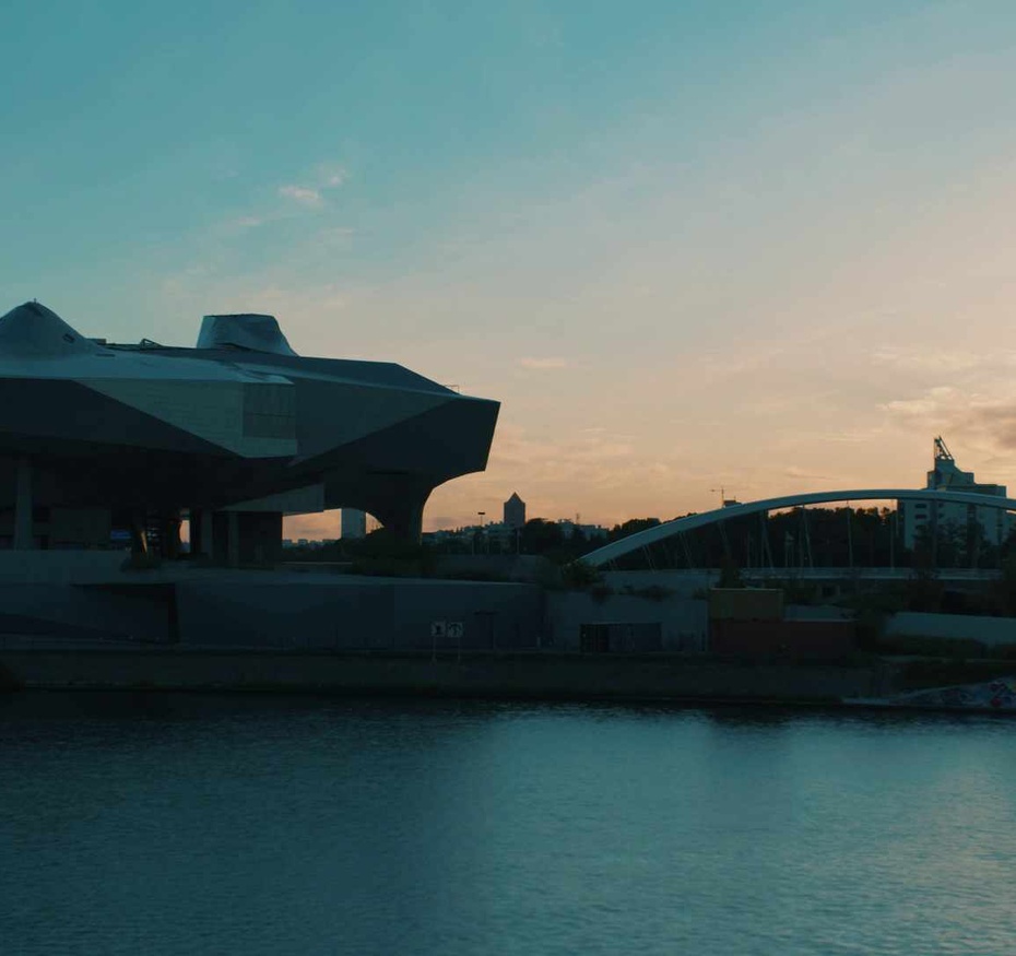 Musée des Confluences au petit matin