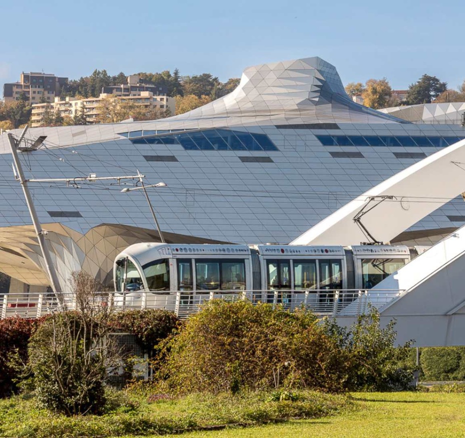 vue sur le musée des Confluences