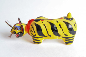 Tigre à tête articulée