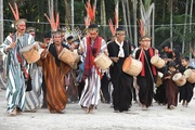 Cushma portée pendant une cérémonie de la boisson (opirãtãtsi)