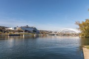 Musée des Confluences, vue depuis le parc Gerland