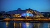 Vue du musée de nuit